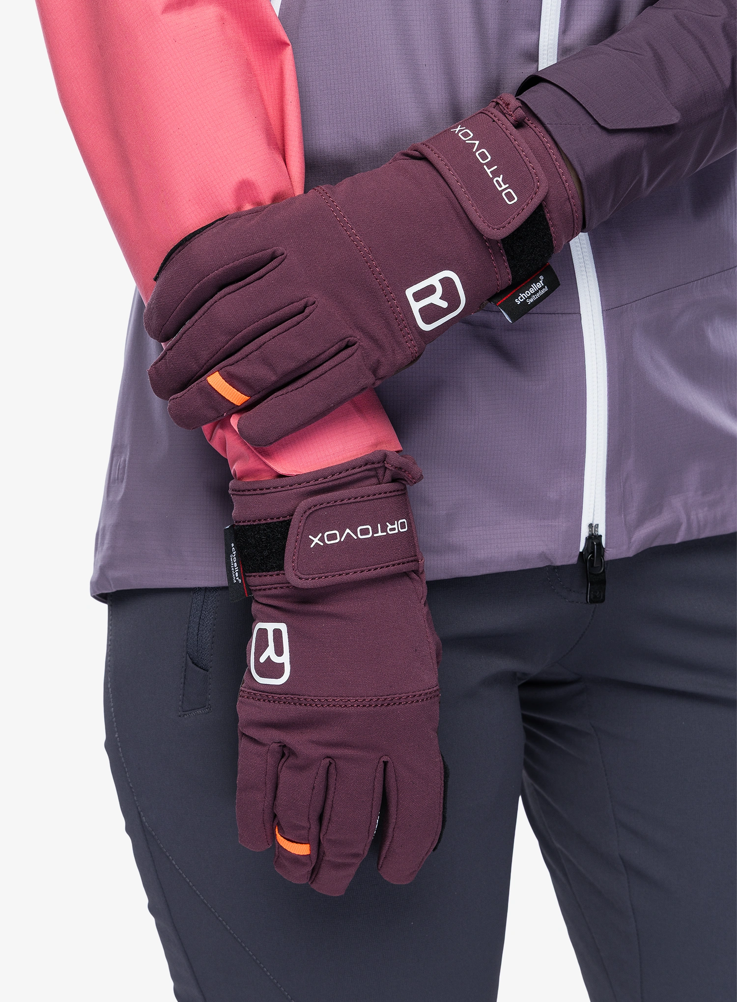 Ženske rukavice Ortovox Tour Light Glove - winetasting