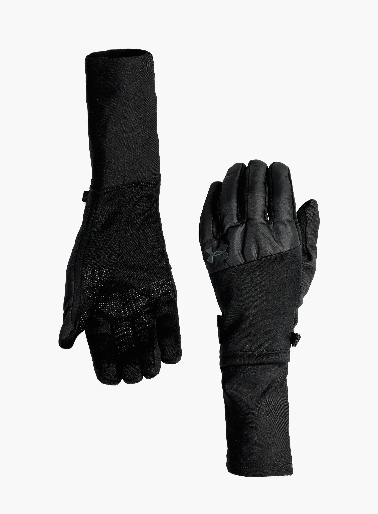 Rukavice za trčanje Under Armour Storm Fleece Run Gloves - black/black/reflective