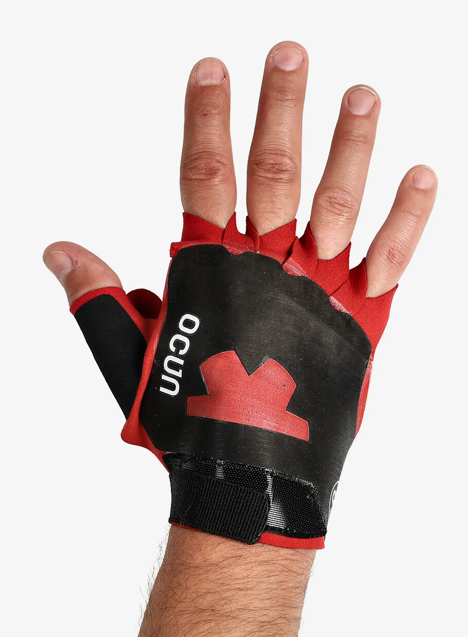 Rukavice za penjanje po pukotinama Ocun Crack Gloves Pro - red