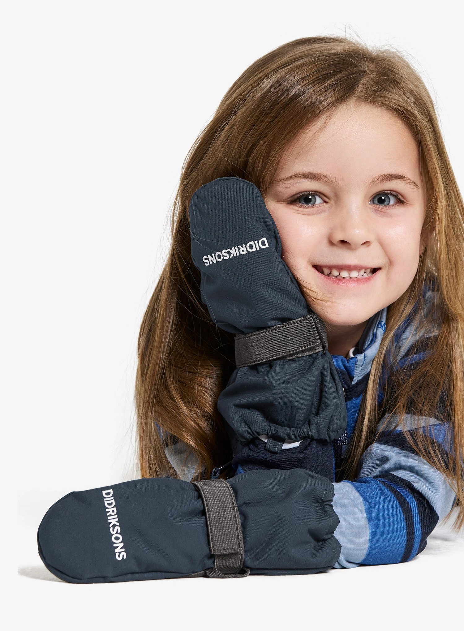 Dječje rukavice Didriksons Biggles Zip Mitten 8 - navy