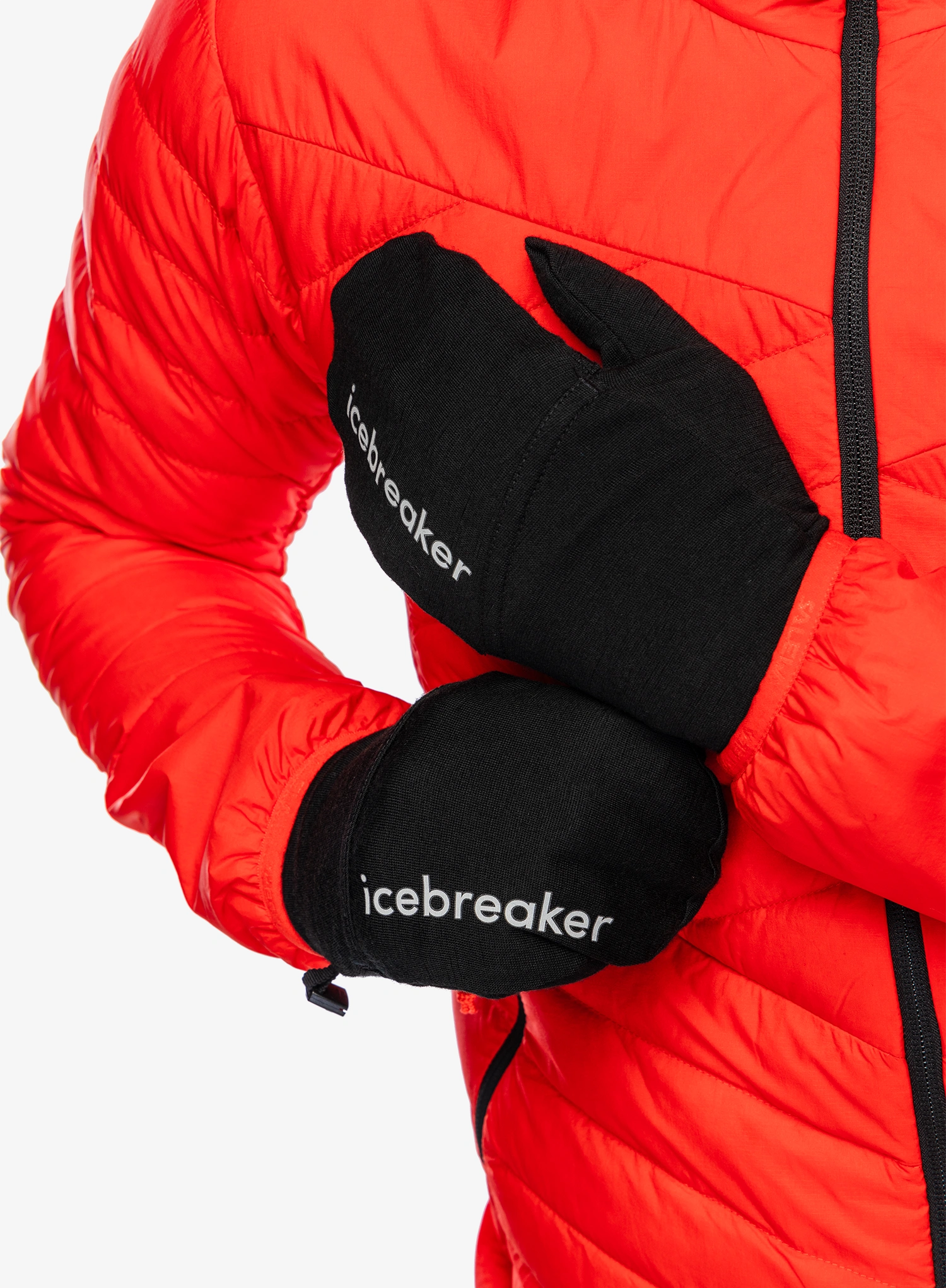 Rukavice Icebreaker Merino Sierra Convertible Mitten - black