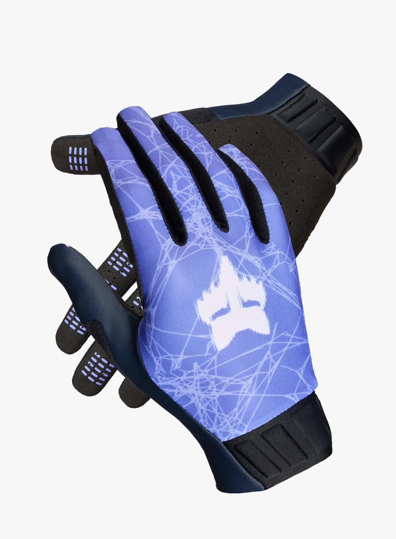 Rukavice MTB Fox Flexair Glove Diffuse SE - blueberry