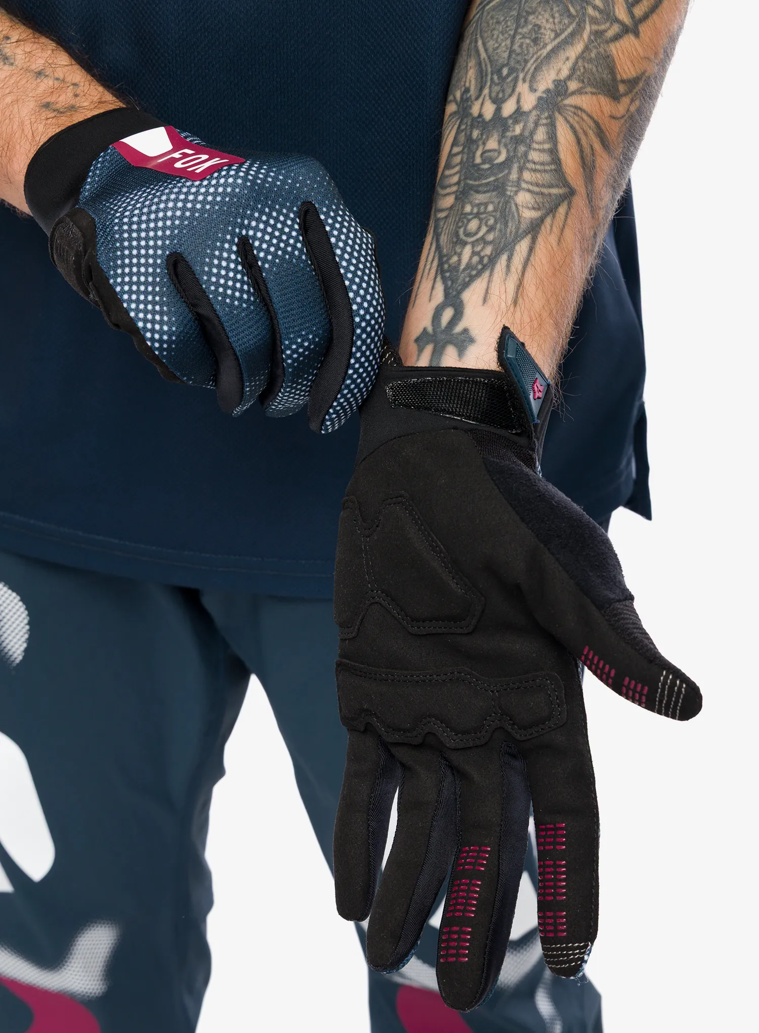 Rukavice MTB Fox Ranger Glove Gel Tactile - white