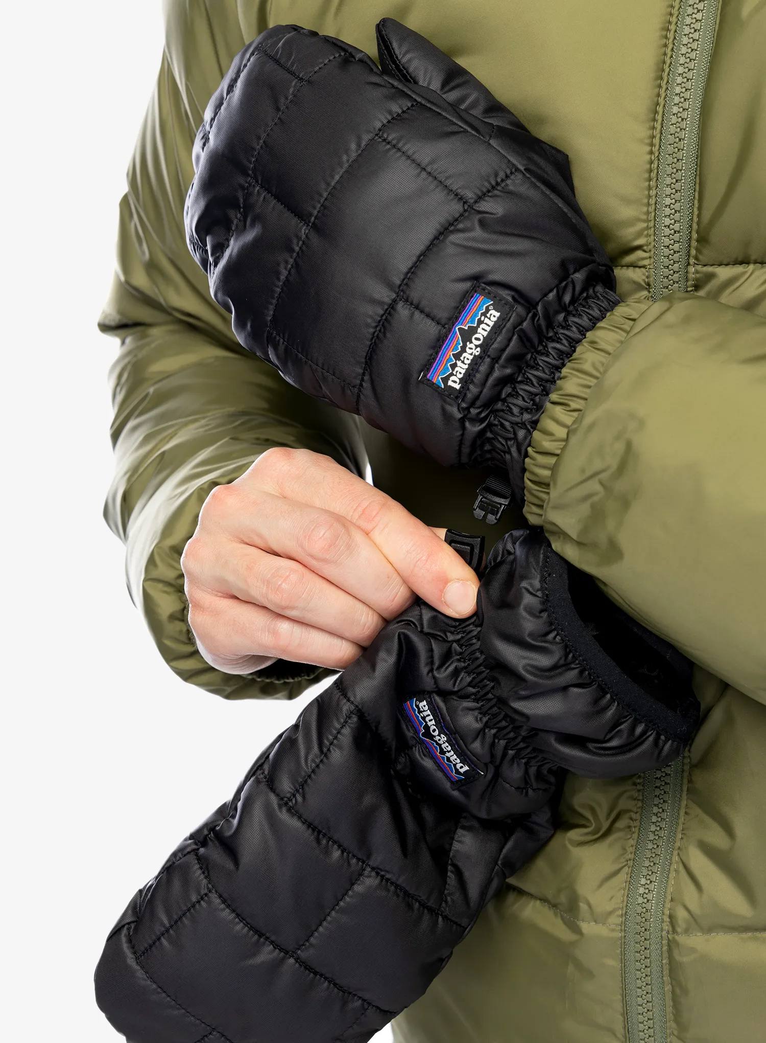 Rukavice Patagonia Nano Puff Mitts - black