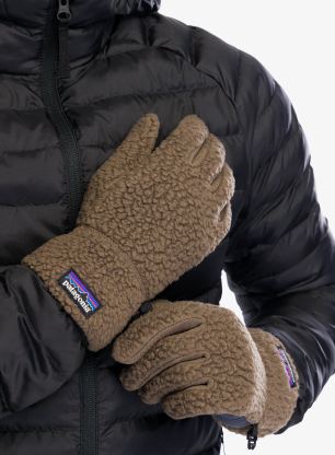 Rukavice od flisa Patagonia Retro Pile Gloves - marlow brown