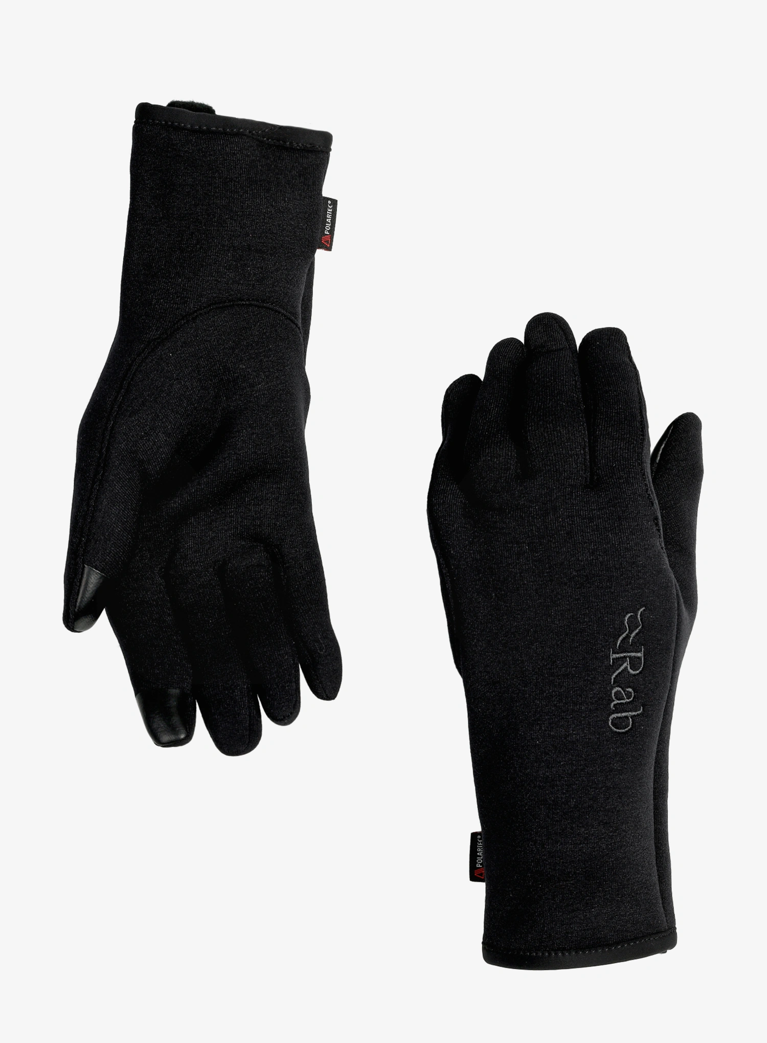 Rukavice od flisa Rab Power Stretch Contact Glove - black/black