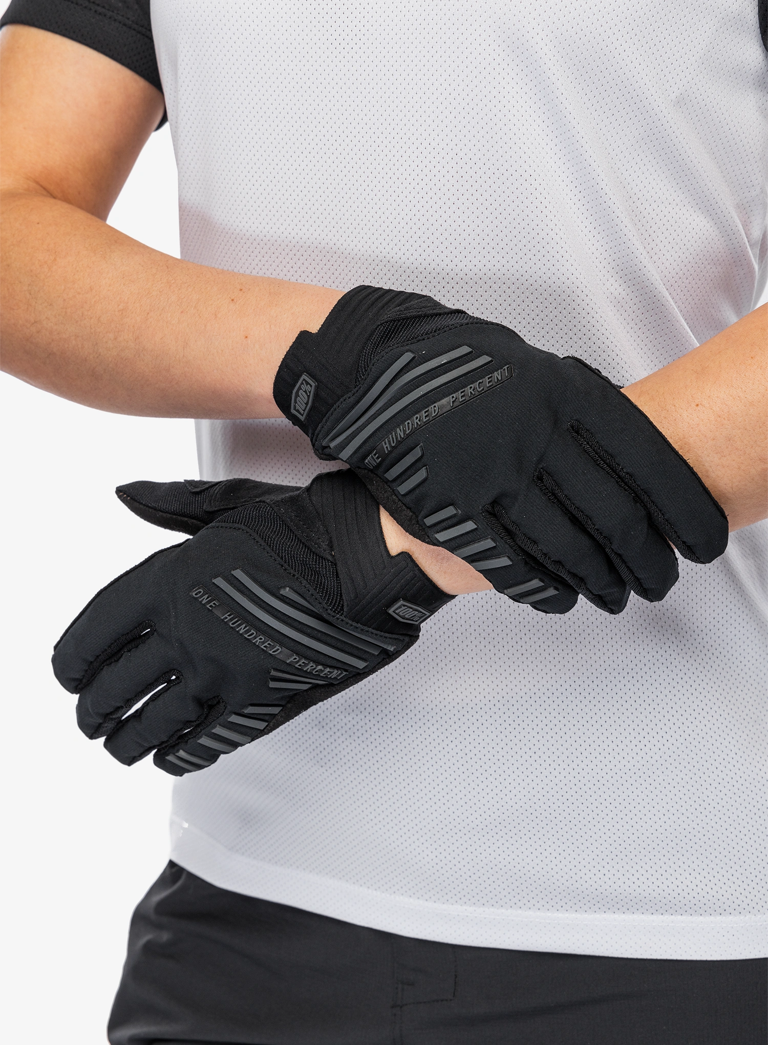 Biciklističke rukavice 100% R-Core Gloves - black