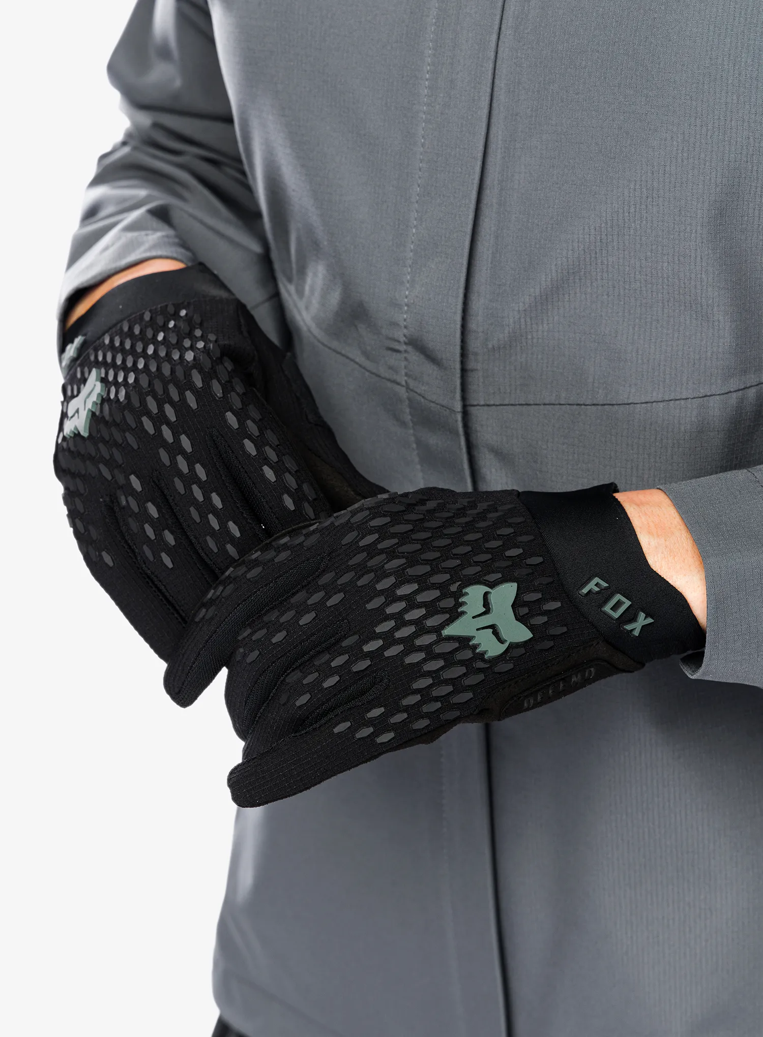 Ženske biciklističke rukavice Fox Defend Glove - black/black