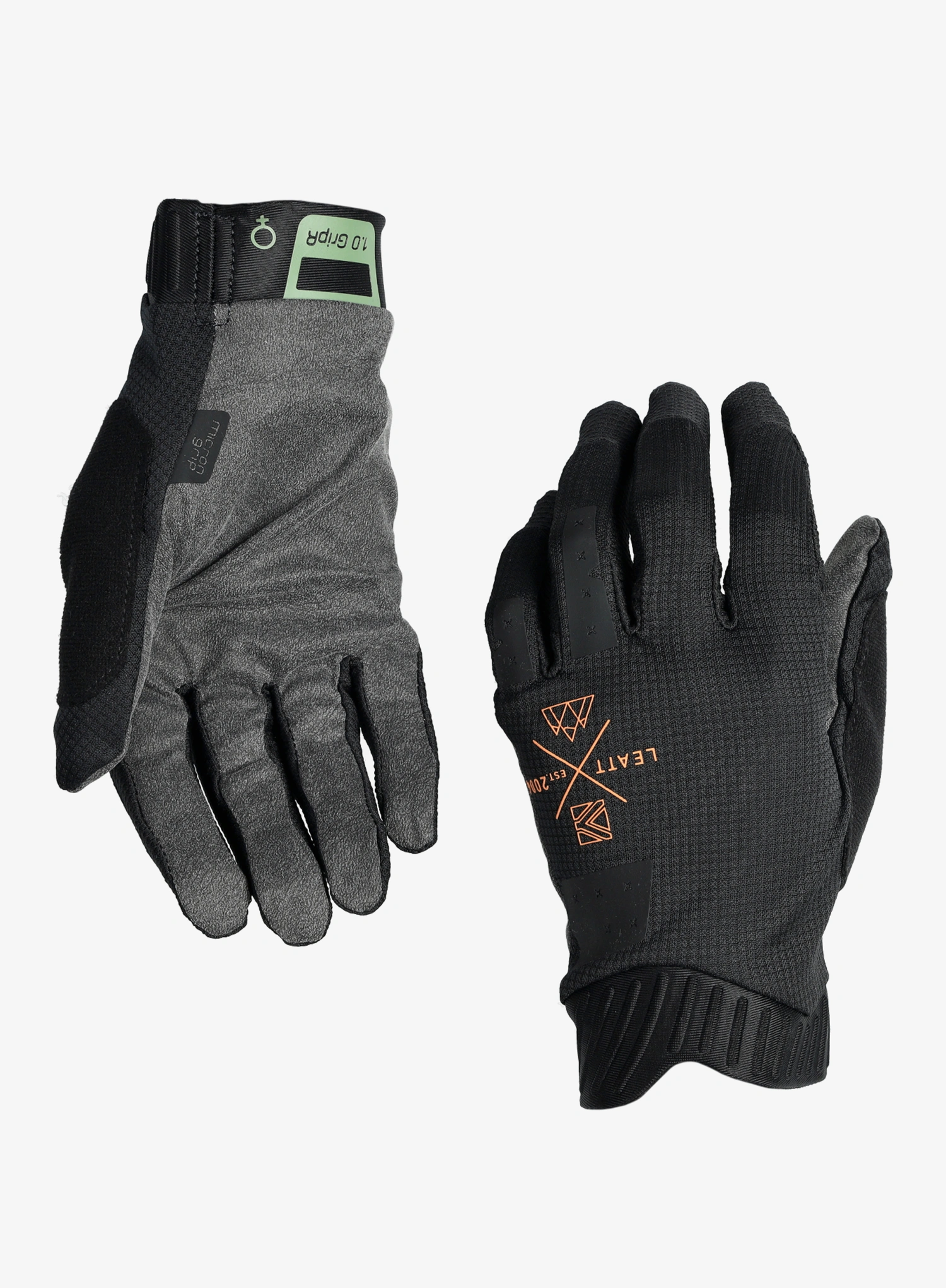 Ženske biciklističke rukavice Leatt Glove MTB 1.0 GripR - stealth/stealth