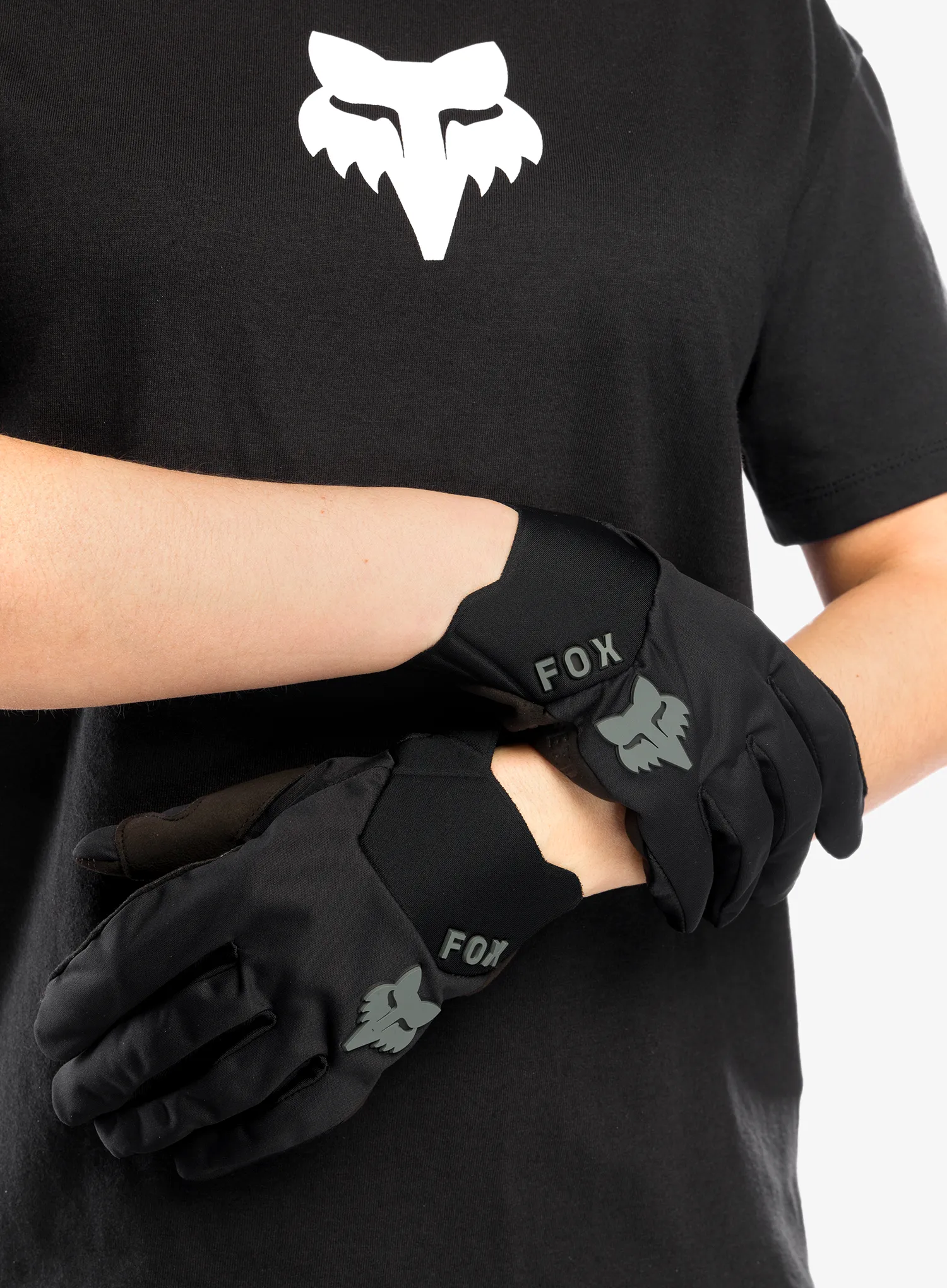 Biciklističke rukavice Fox Defend Wind Offroad Glove - black