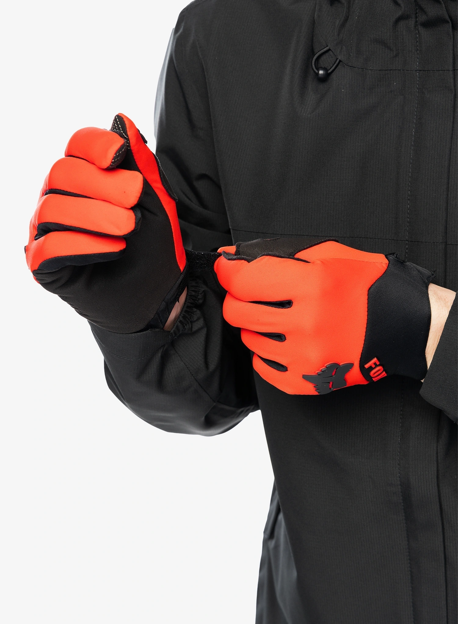 Biciklističke rukavice Fox Defend Wind Offroad Glove - fluo red