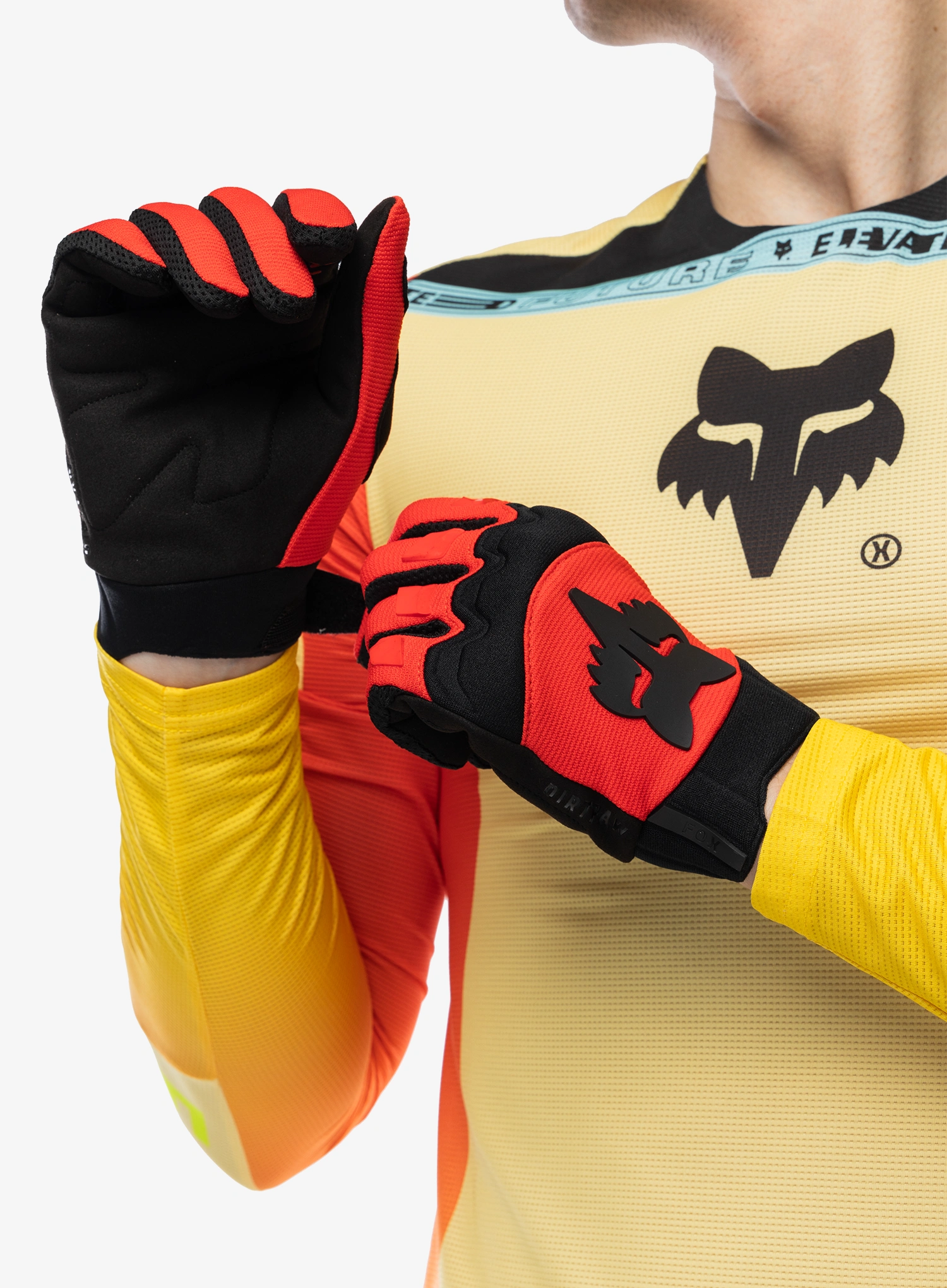 Biciklističke rukavice Fox Dirtpaw Glove - fluo red