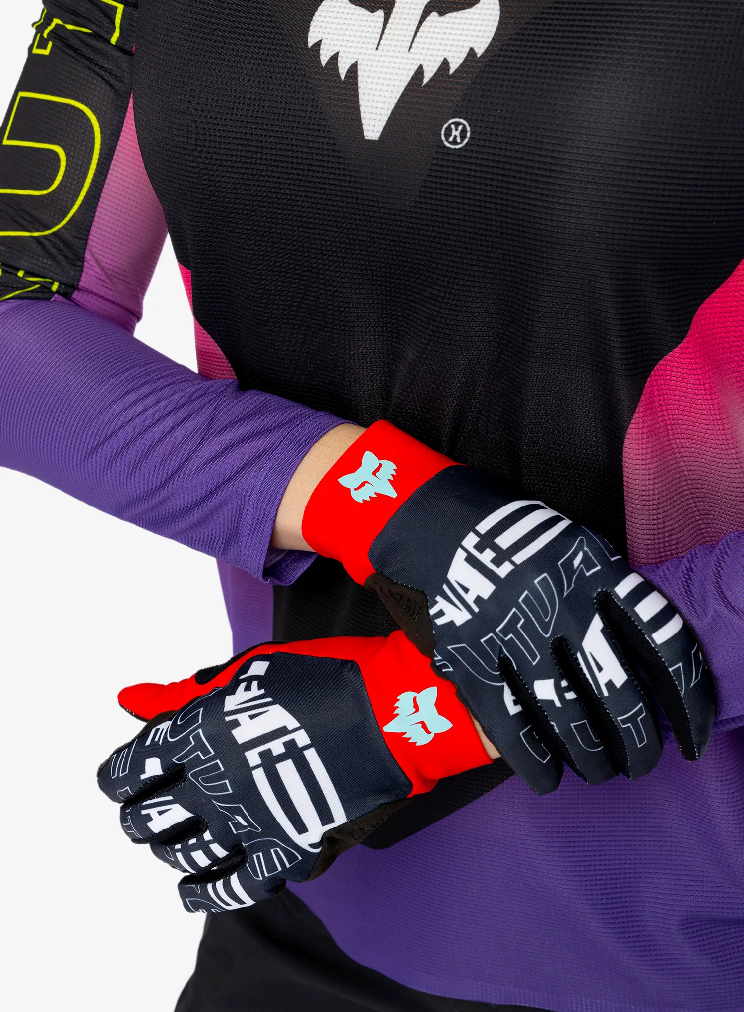 Biciklističke rukavice Fox Flexair Glove Elevated - midnight