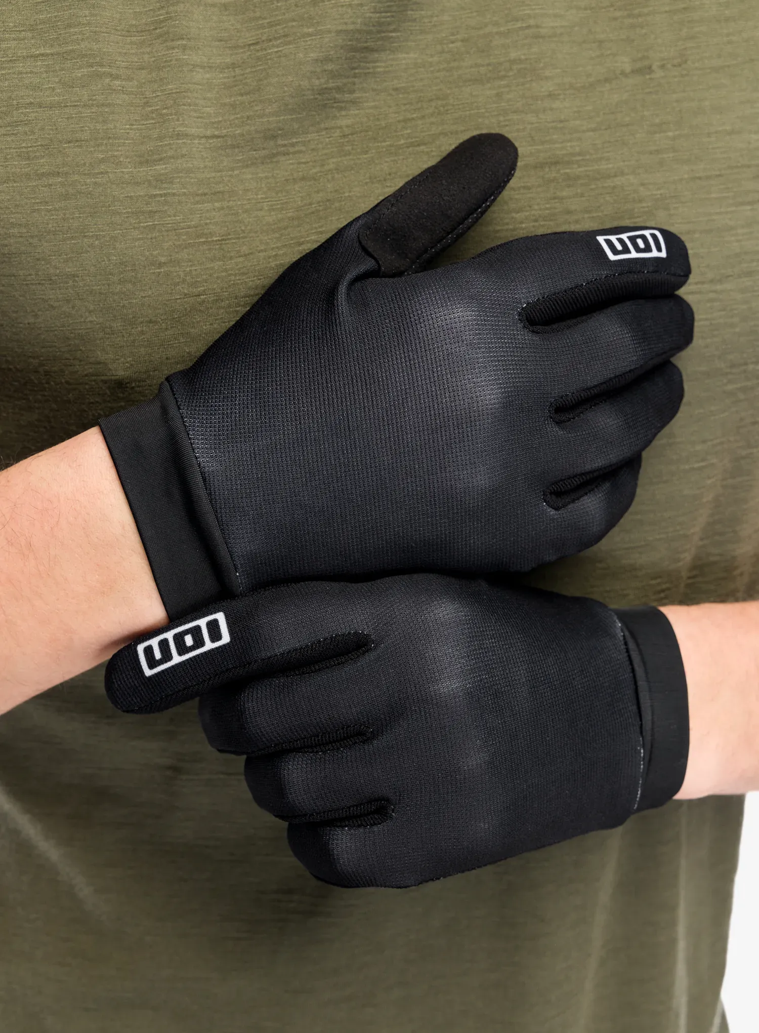 Biciklističke rukavice ION Logo - black