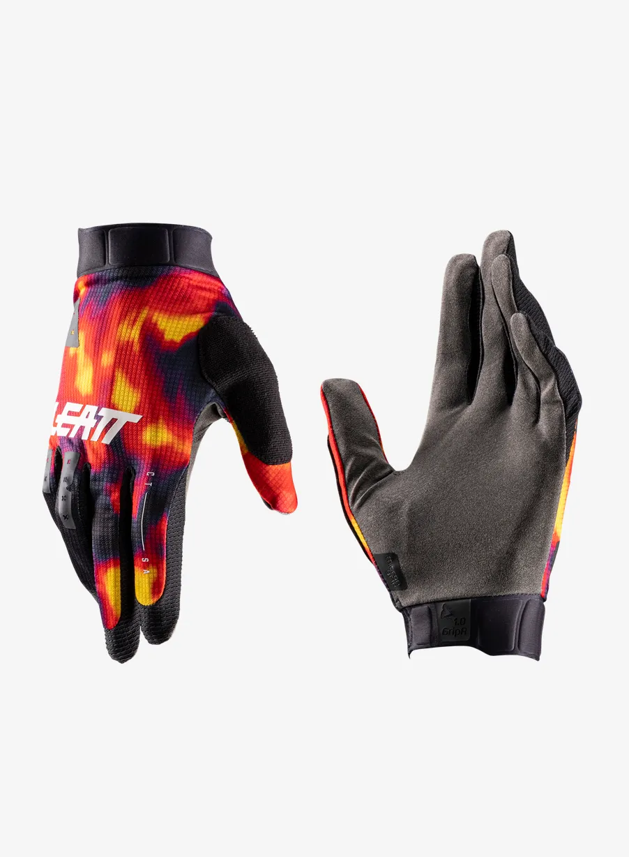 Biciklističke rukavice Leatt Glove MTB 1.0 GripR - heatmap red