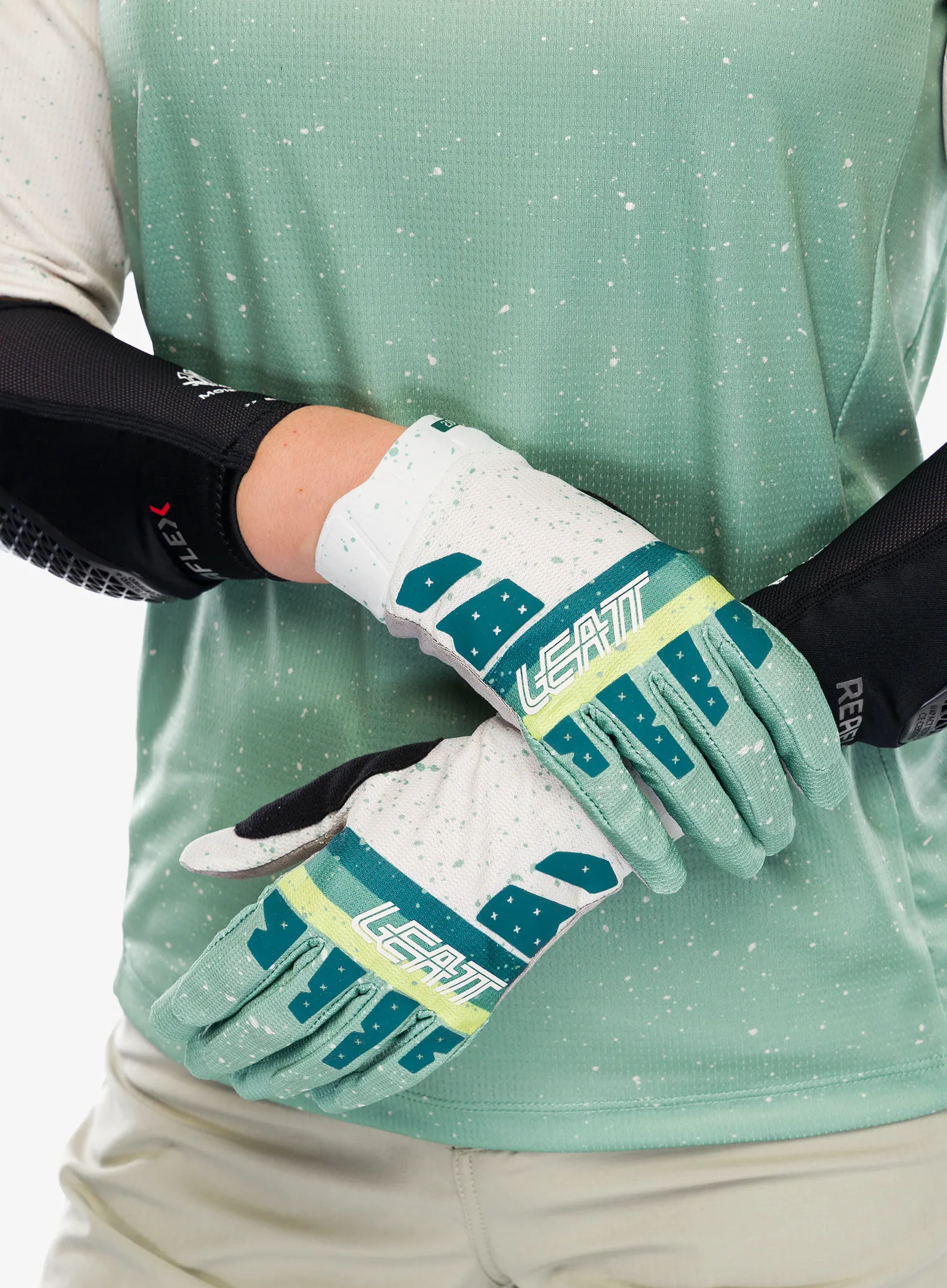 Biciklističke rukavice Leatt Glove MTB 2.0 X-Flow - pistachio