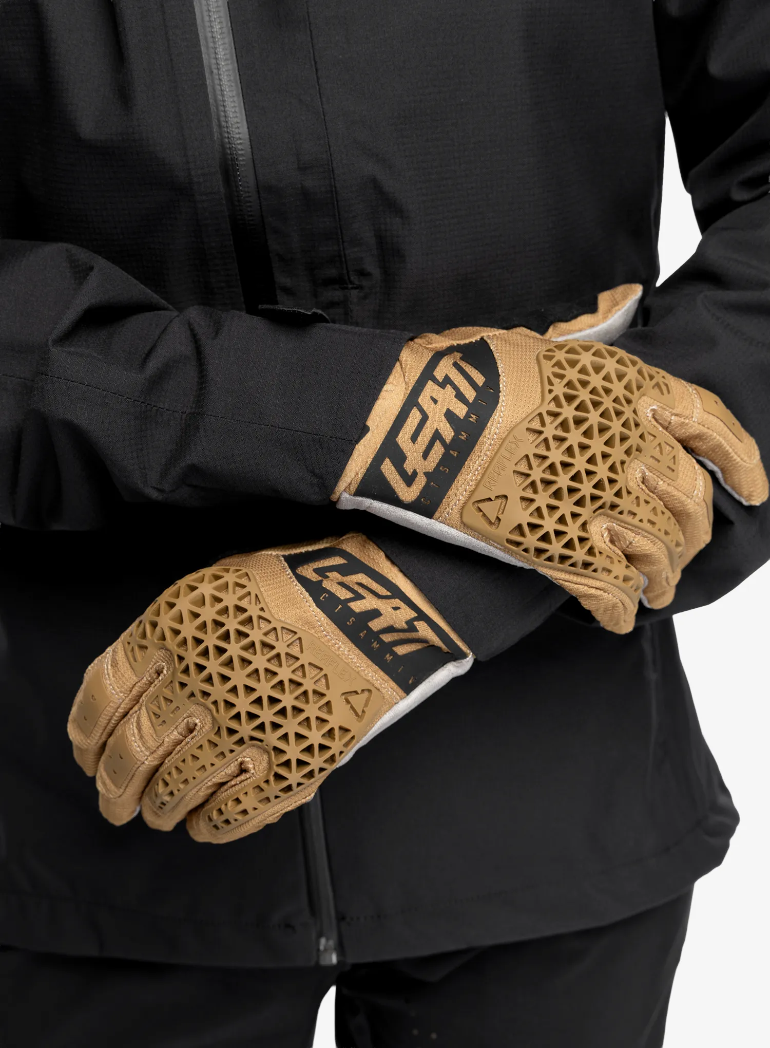 Biciklističke rukavice Leatt Glove MTB 4.0 Lite - brass brown