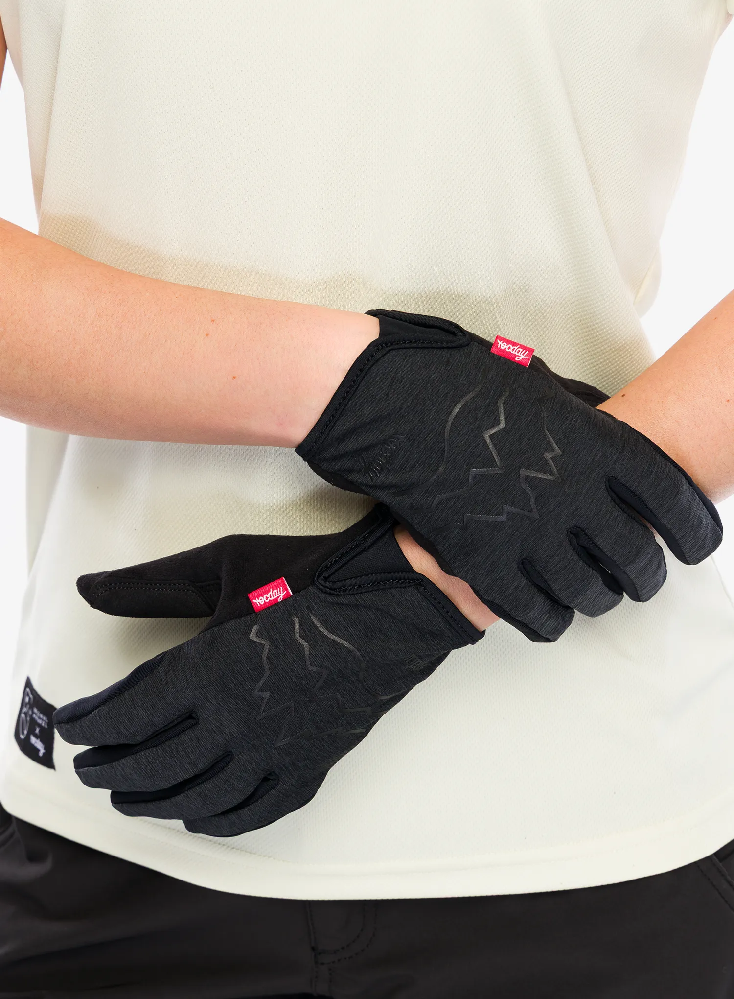 Biciklističke rukavice Rocday Flow V2 - black