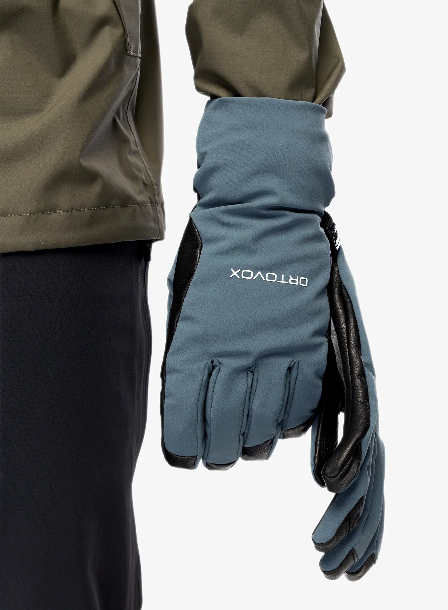 Softshell rukavice Ortovox Tour Glove - dark arctic grey