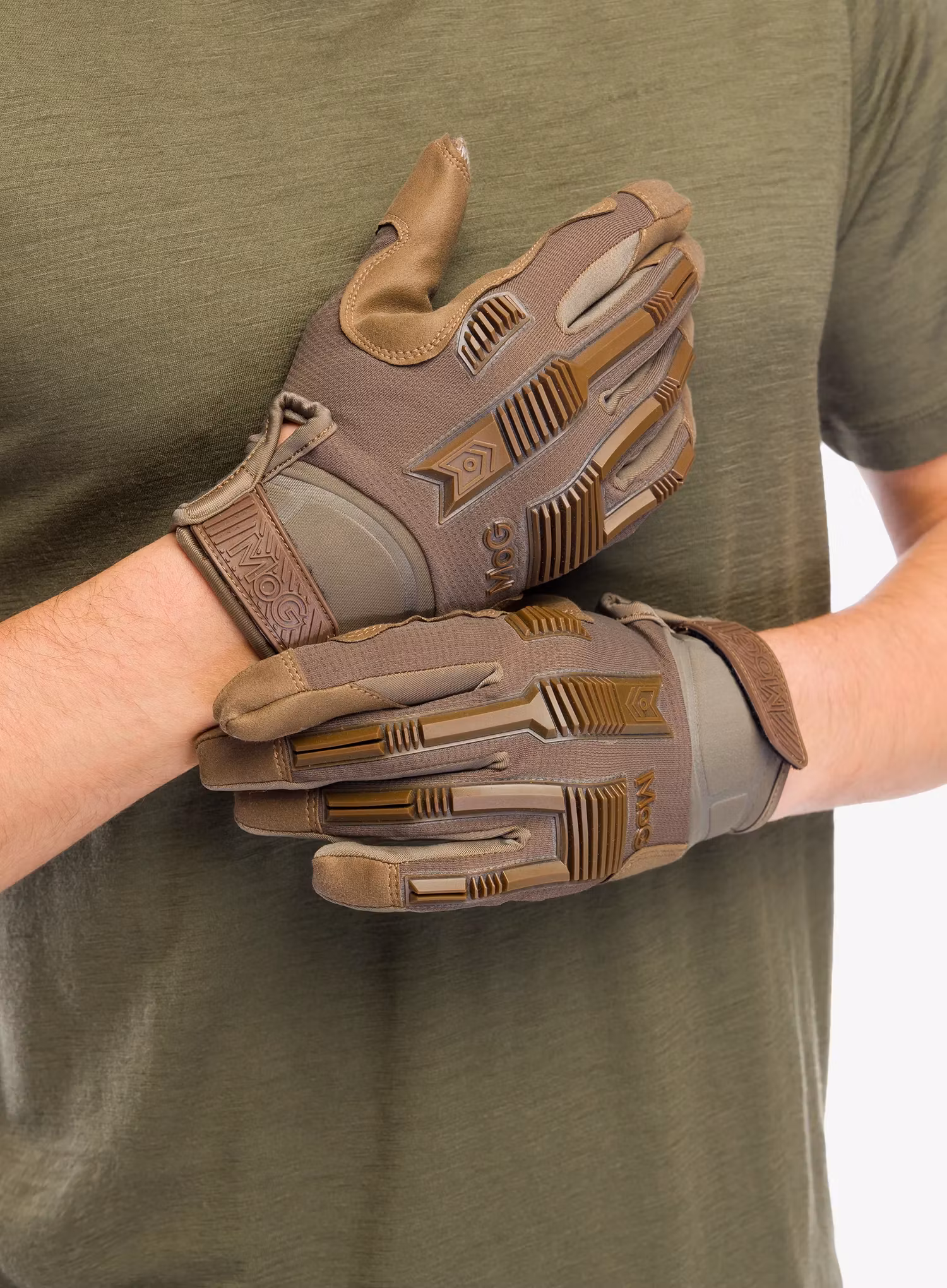 Taktičke rukavice MoG Target High Abrasion ErgoShield - coyote brown
