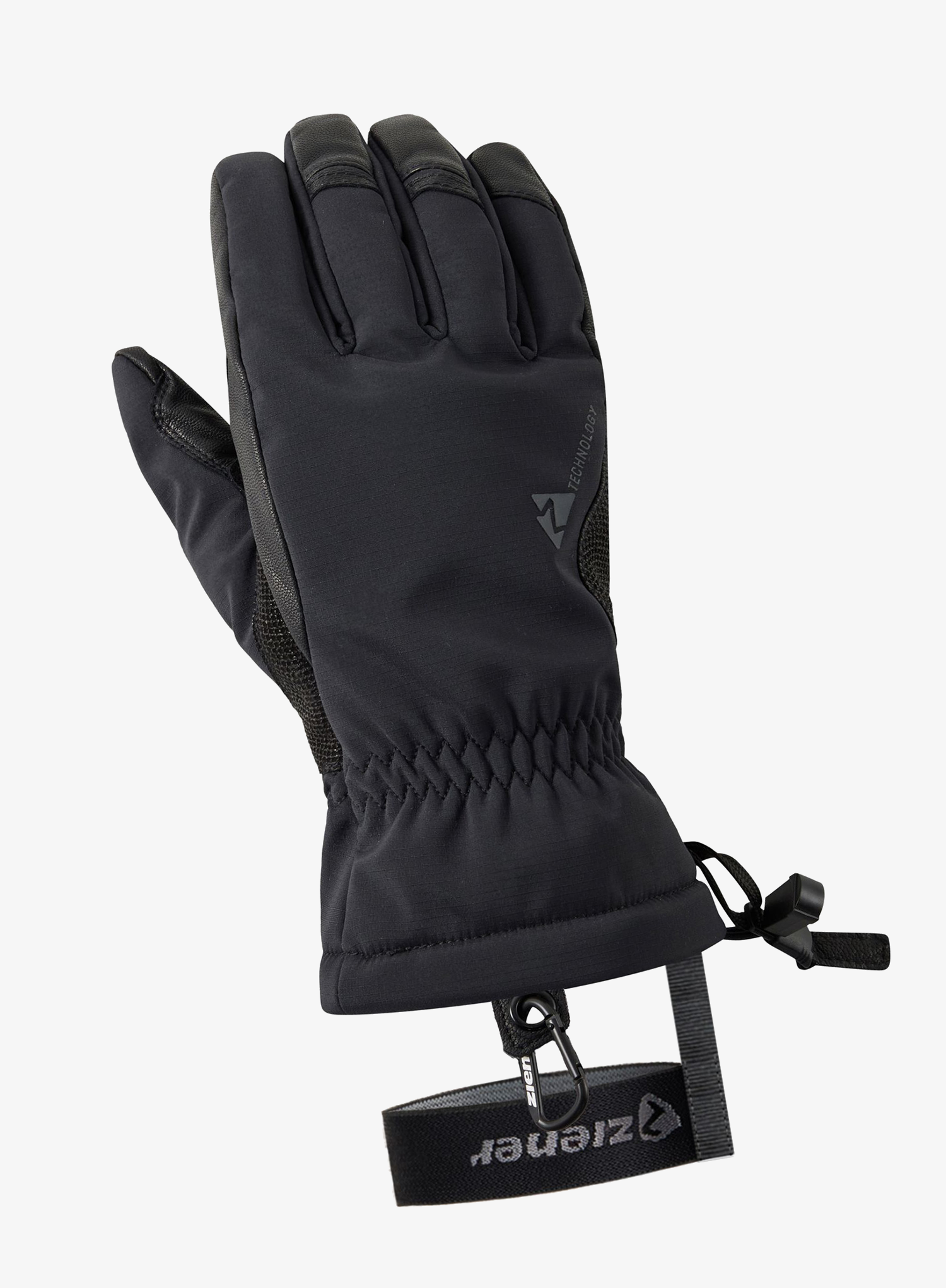 Rukavice za planine Ziener Schlern WS PR - black