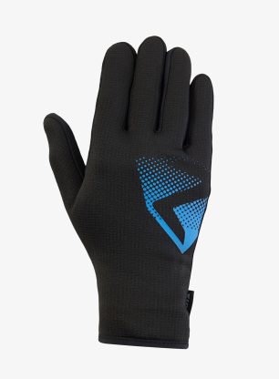 Rukavice Ziener Ickoso Touch - black/cobalt blue