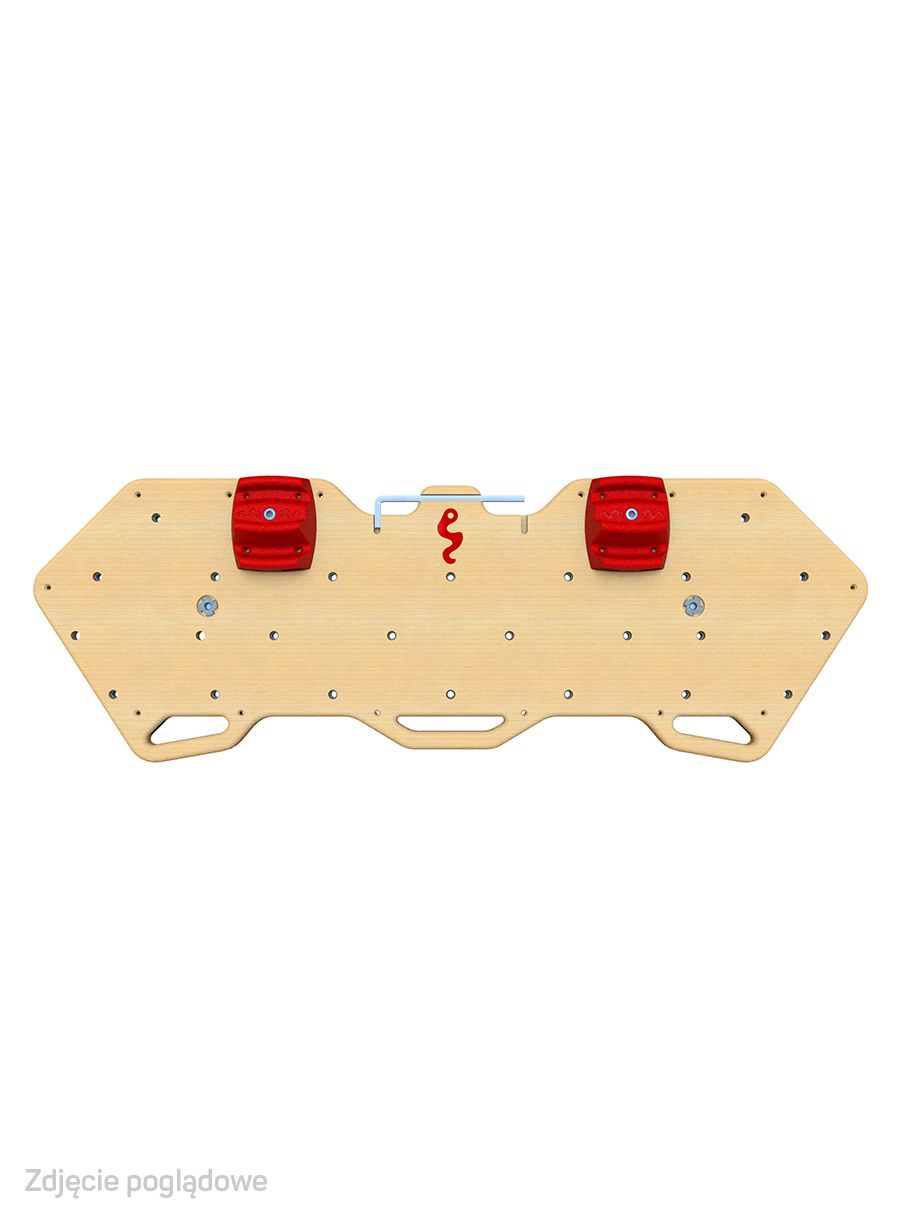 Oprimci za trening Max Climbing Crimpgimp - red