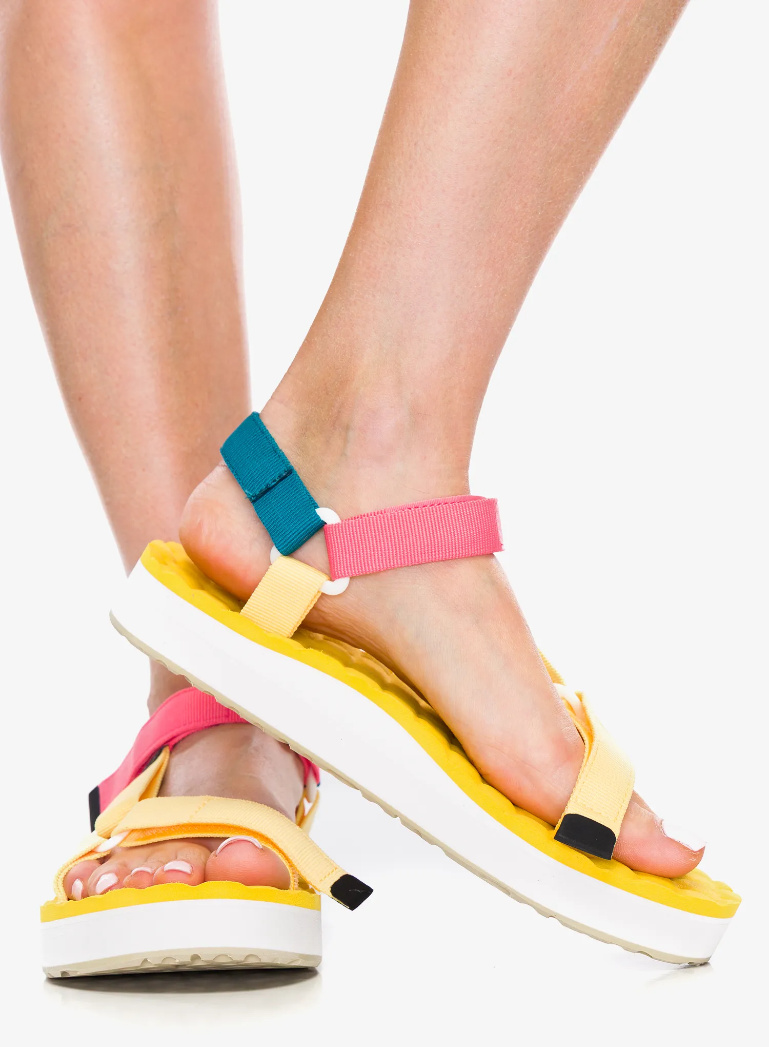 Ženske sandale Lizard Sandal Trail Max - butter yellow/tea pink