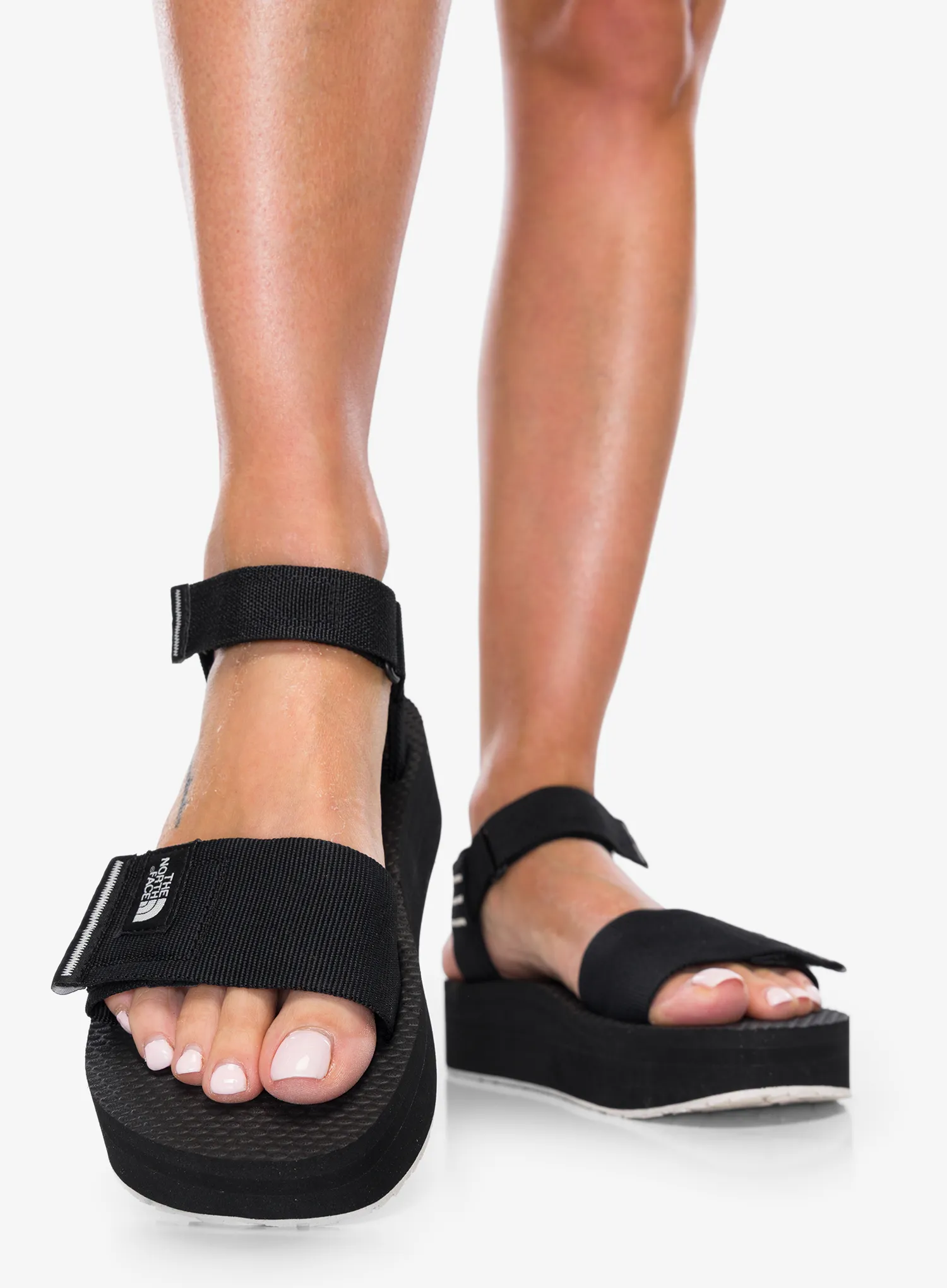 Ženske sandale The North Face Skeena Platform - tnf black/white dune