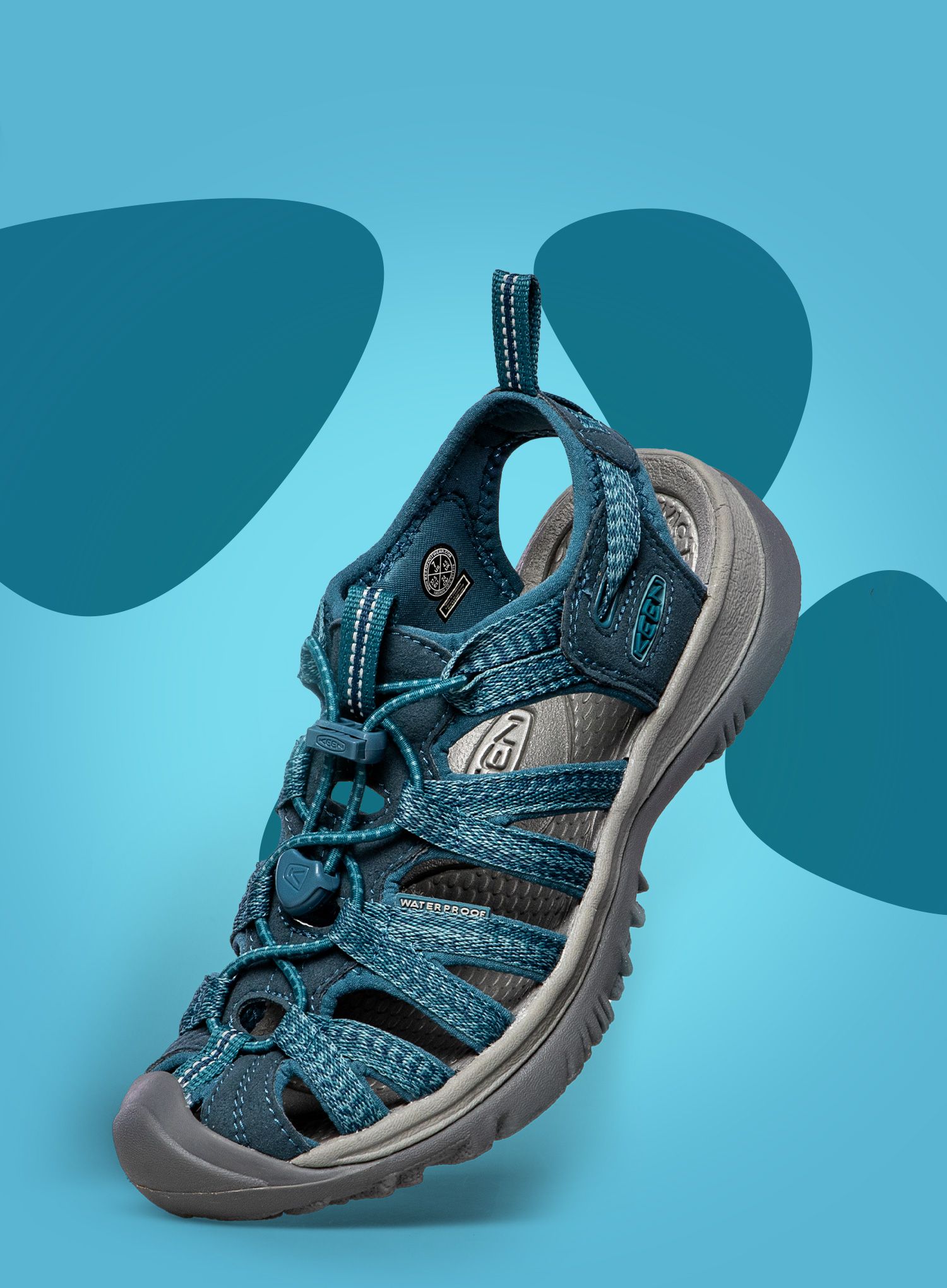 Ženske trekking sandale Keen Whisper - smoke blue