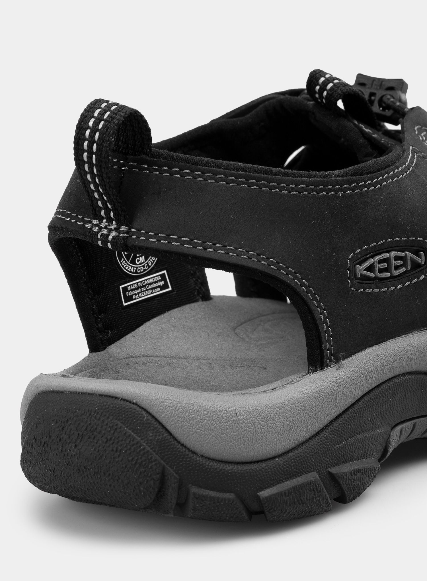 Trekking sandale Keen Newport - black/steel grey
