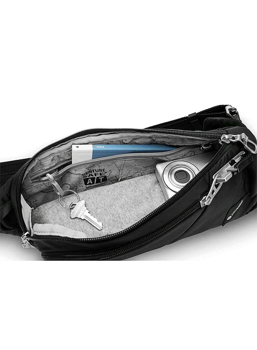 Torbica oko struka Pacsafe Vibe 150 - jet black
