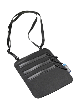 Torbica Cocoon Secret Neck Wallet - Silk - black