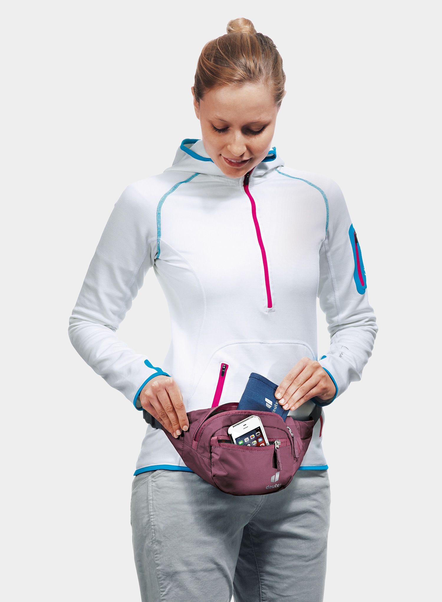 Torbica oko struka Deuter Belt I - maron