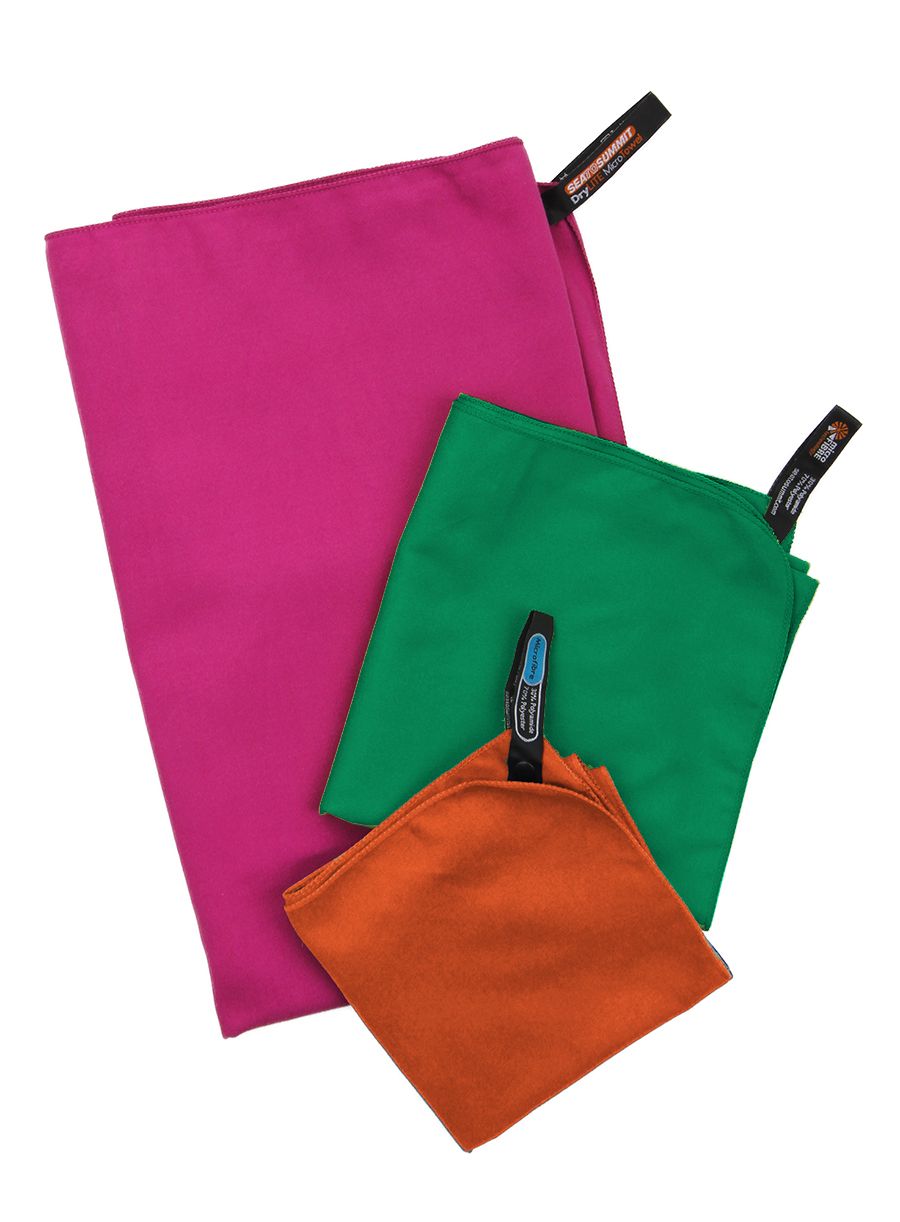 Brzosušeći ručnici Sea To Summit Drylite Towel Set 11 - red, jade, berry
