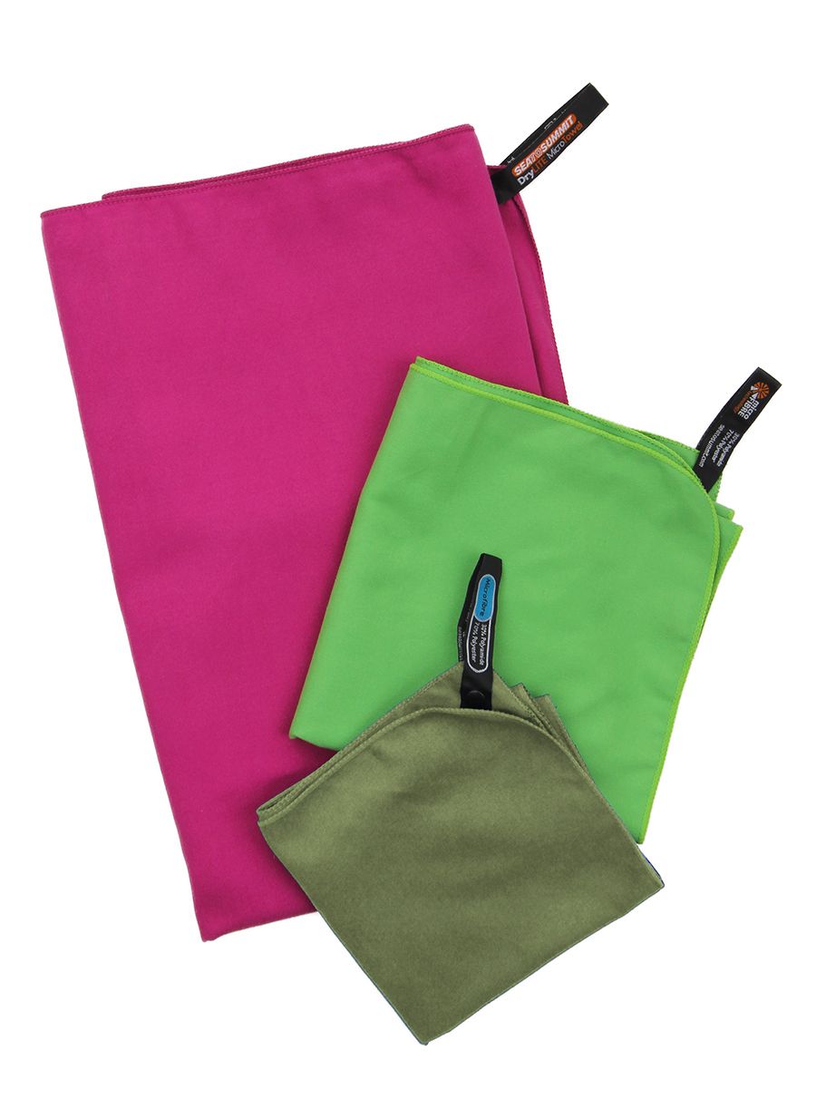 Brzosušeći ručnici Sea To Summit Drylite Towel Set 17 - eucalypt, lime, berry