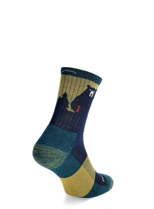 Ženske trekking čarape Darn Tough Bear Town Micro Crew Lightweight - dark teal