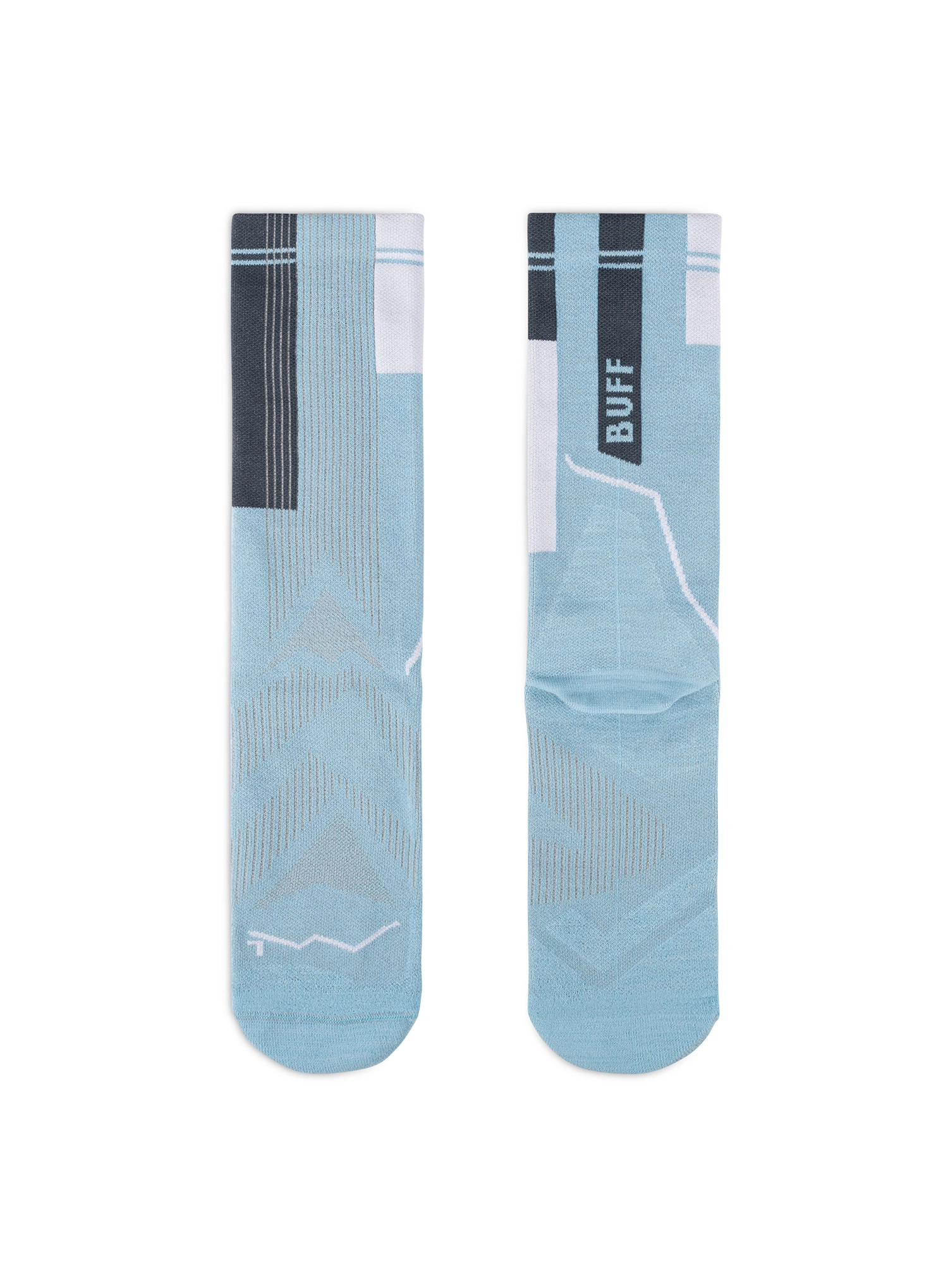 Čarape za trčanje Buff Coolnet Crew Sock CC - dusty blue