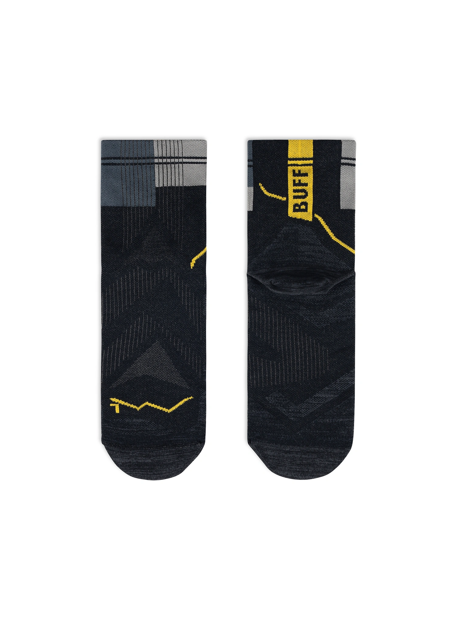 Čarape za trčanje Buff Coolnet Quarter Sock CQ - graphite