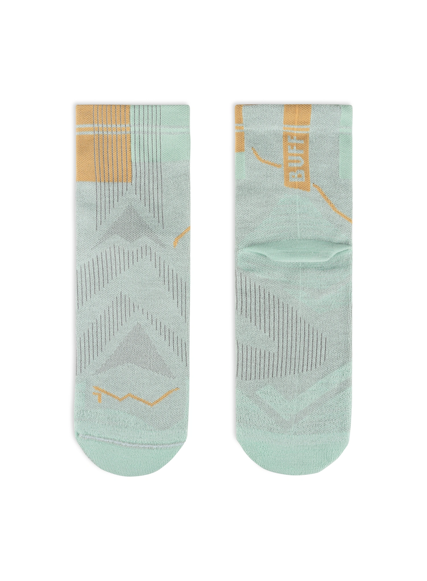 Čarape za trčanje Buff Coolnet Quarter Sock CQ - seagrove green