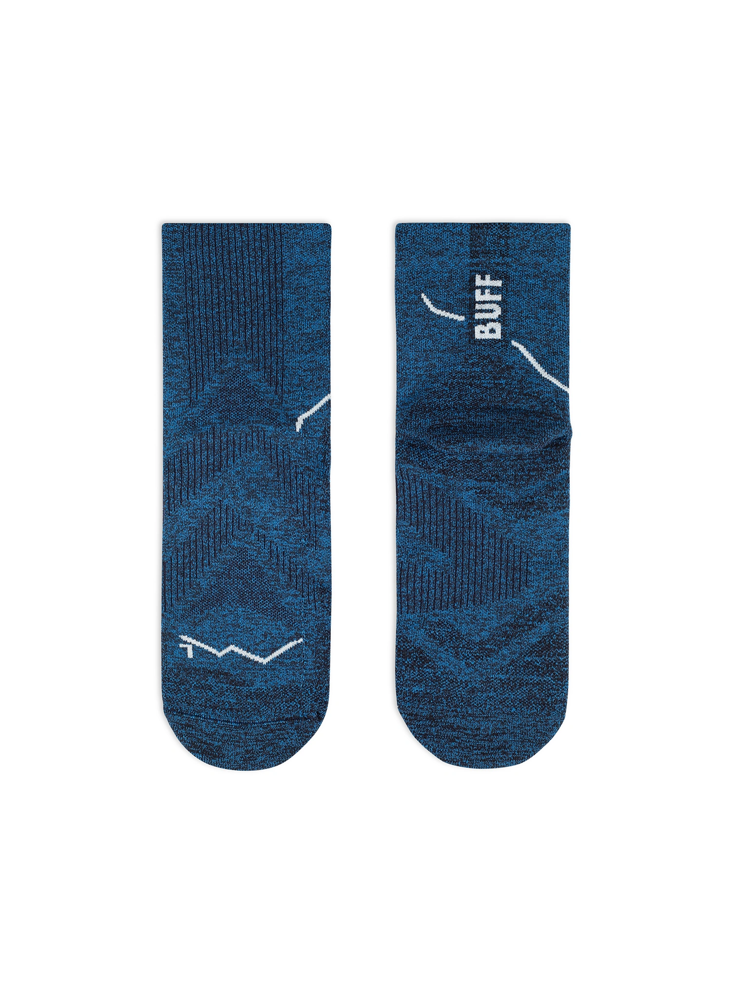 Čarape za trčanje Buff Dryflx Quarter Sock DQ - blue