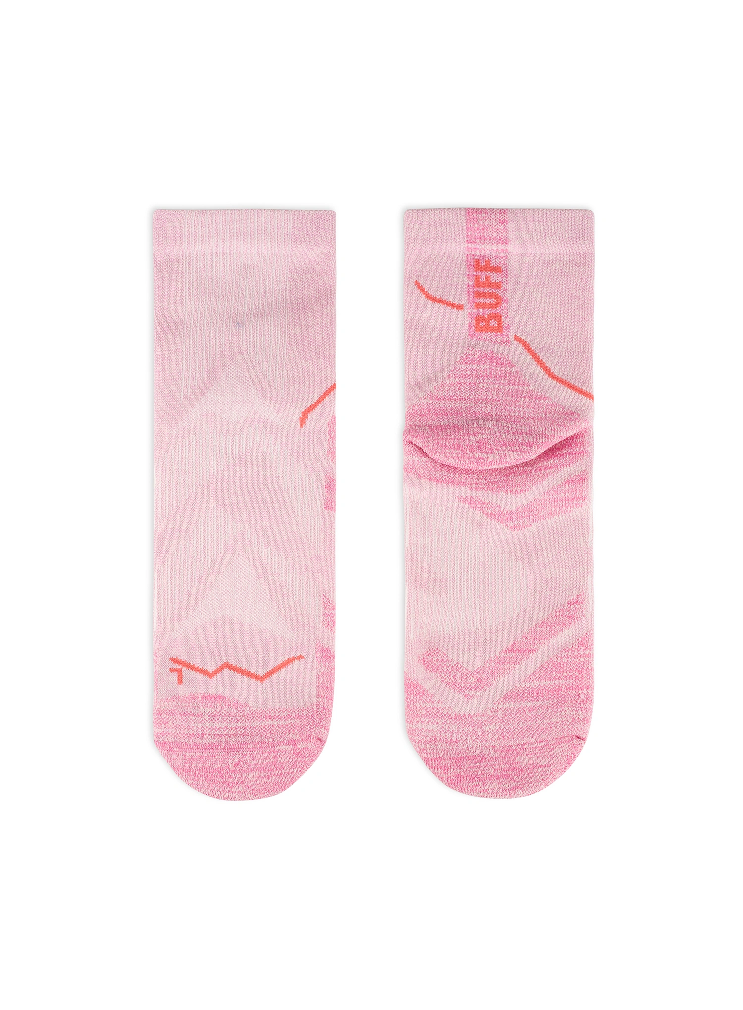 Čarape za trčanje Buff Dryflx Quarter Sock DQ - camelia