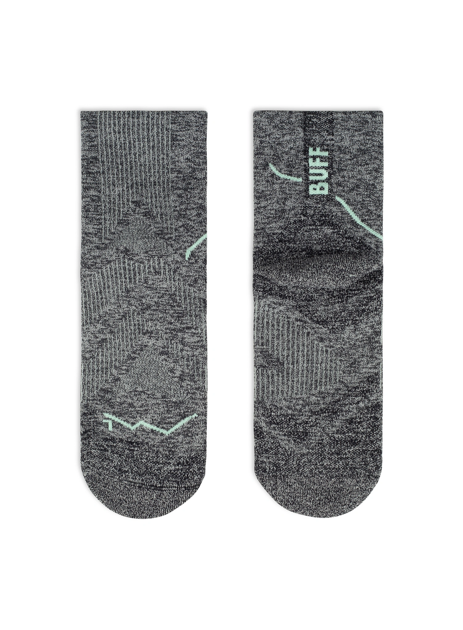 Čarape za trčanje Buff Dryflx Quarter Sock DQ - light grey