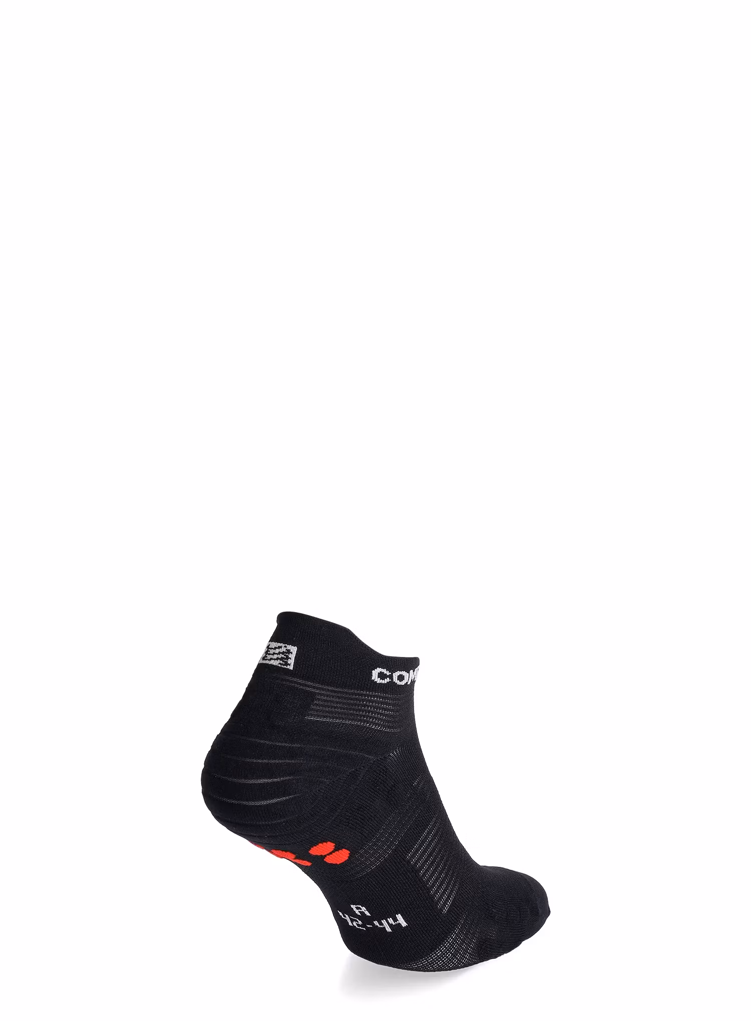 Čarape za trčanje Compressport Pro Racing Socks v4.0 Run Low - black/white