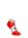 Čarape za trčanje Compressport Pro Racing Socks v4.0 Run Low - fluo red/white