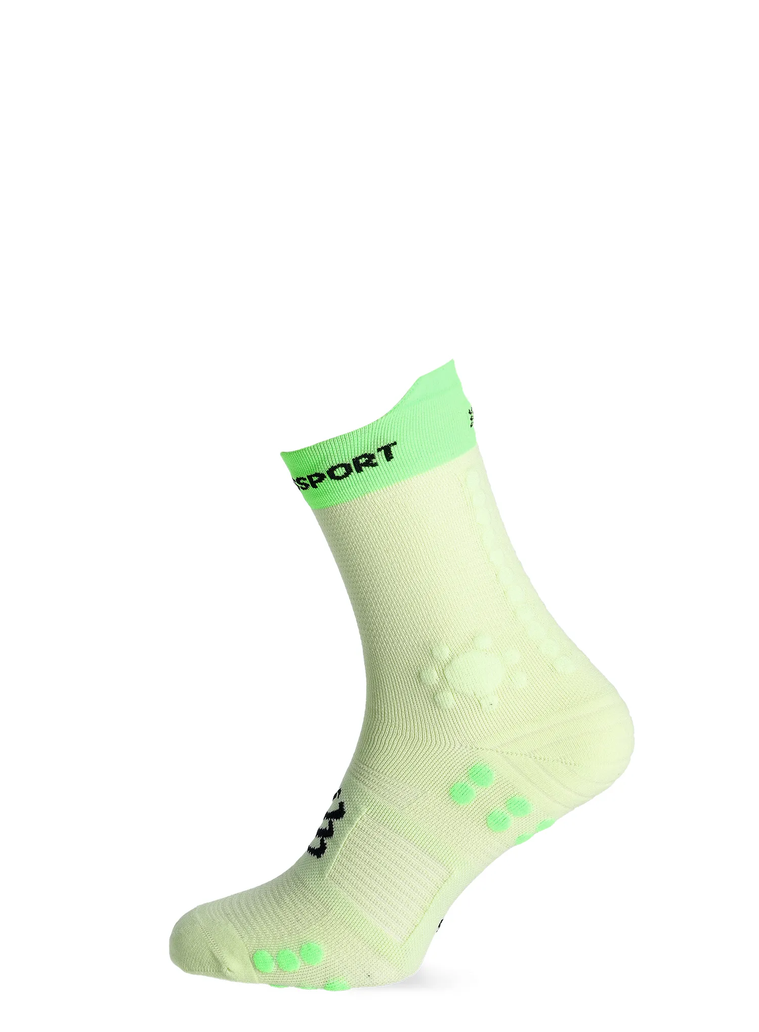 Čarape za trčanje Compressport Pro Racing Socks v4.0 Trail - lime/neon green
