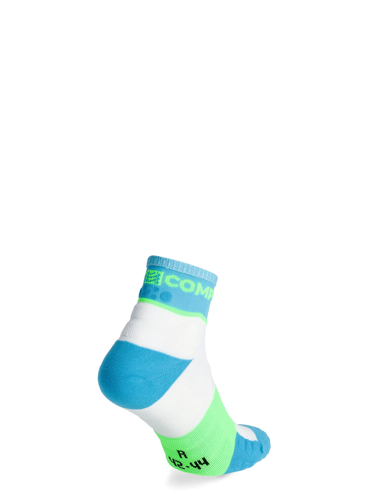 Čarape za trčanje Compressport Ultra Trail Socks v2.0 Low - norse blue/neon green