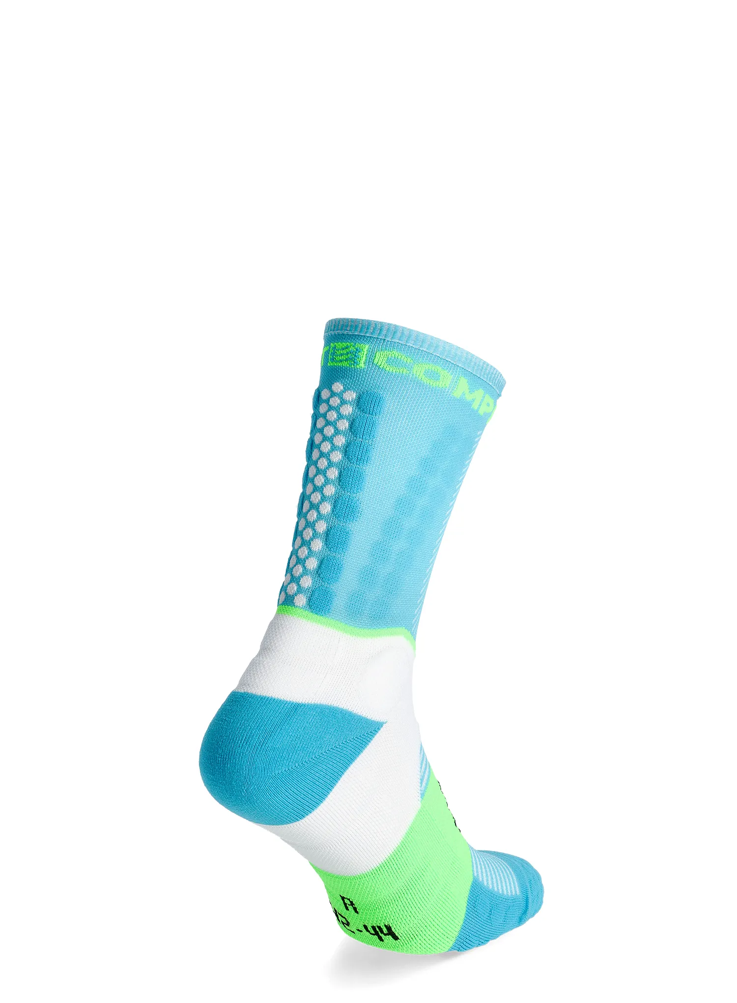 Čarape za trčanje Compressport Ultra Trail Socks v2.0 - norse blue/neon green