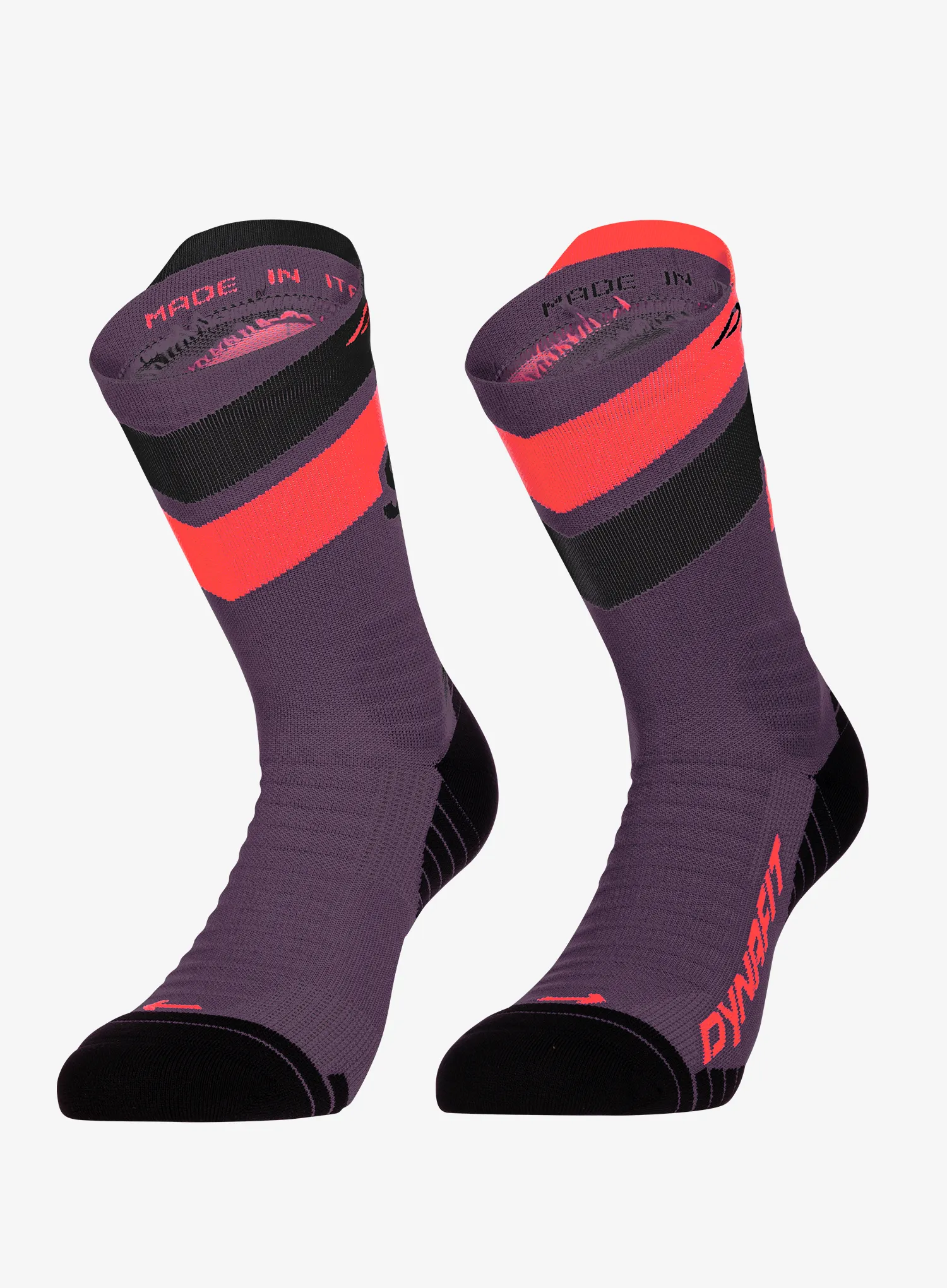 Čarape za trčanje Dynafit Ultra Crew Socks - ephemera/ultra coral
