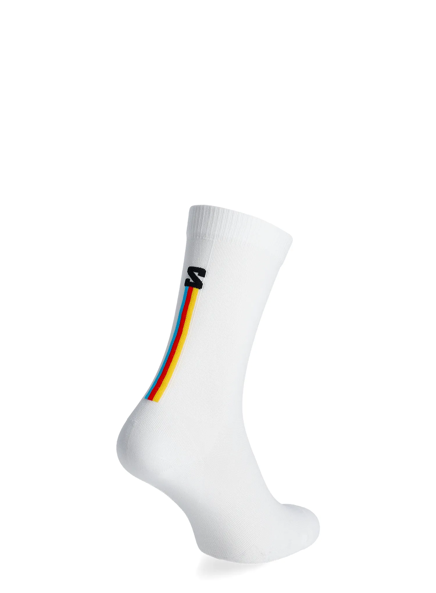 Čarape za trčanje Salomon Pulse Race Flag Crew - white